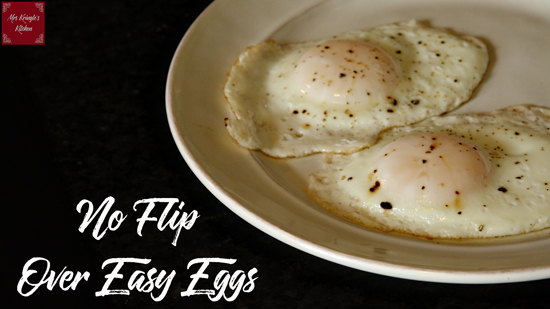 No Flip Over Easy Eggs