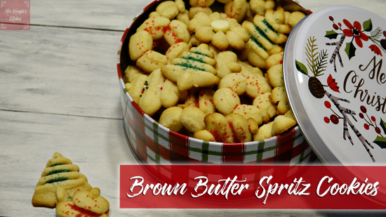 Brown Butter Spritz Cookies