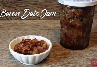 bacon jam, bacon date jam, caramelized onions, bacon, dates,