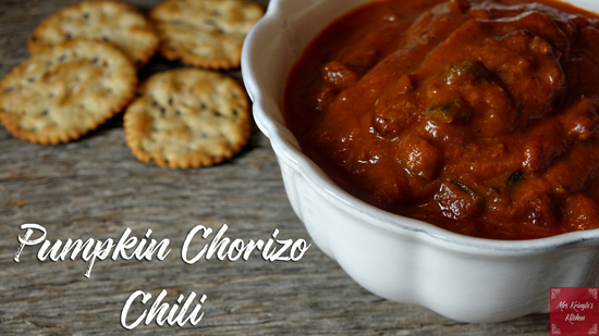 chili recipe, pumpkin chili, chorizo, fall recipe, soups and stews
