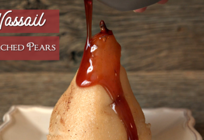 pears, wassail, healthy dessert, easy dessert, elegant dessert