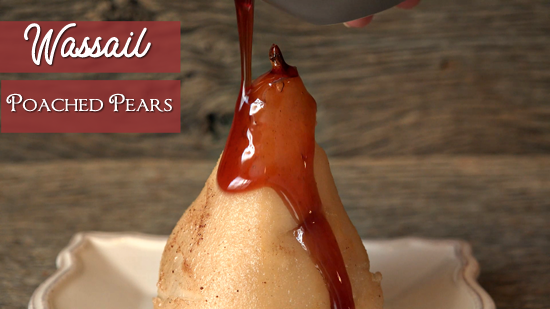 pears, wassail, healthy dessert, easy dessert, elegant dessert